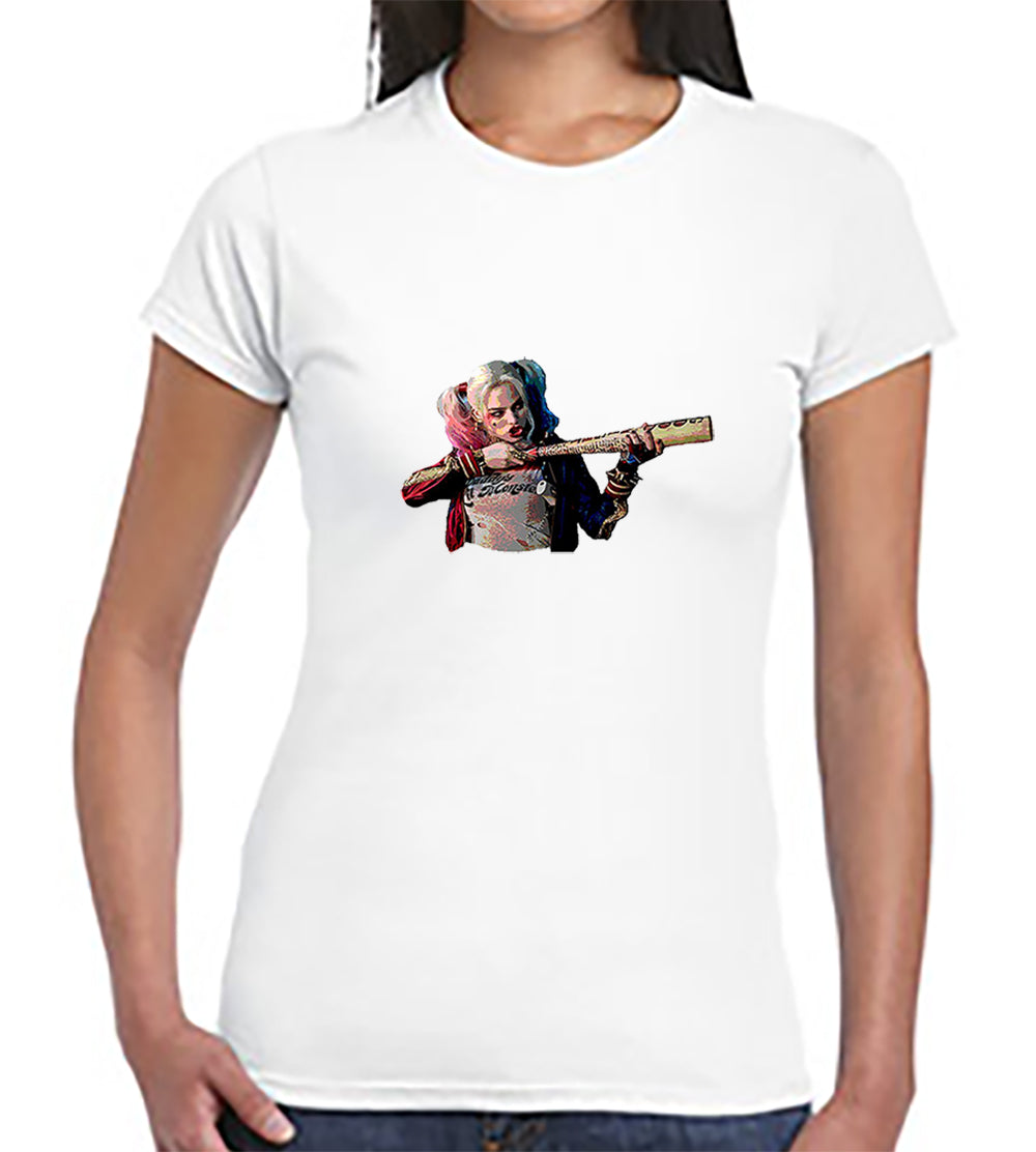 Harley quinn top t shirt uk