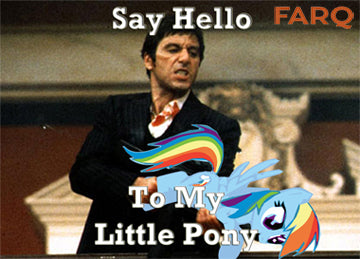 Scarface Little Pony Artwork