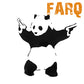 Panda With Guns Shopping Bag